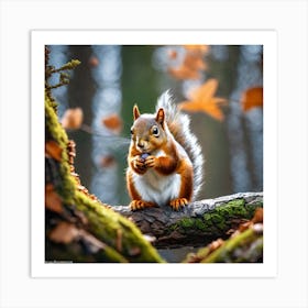 Red Squirrel 17 Art Print