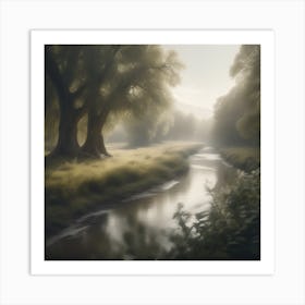 'River' 3 Art Print