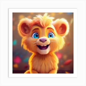 Lion Cub 1 Art Print