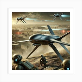 Aphraxis Drones Scouting Converted Art Print