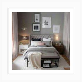 Bedroom Design Art Print