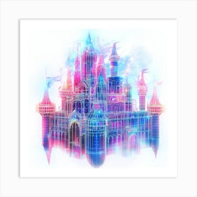 Disney Castle 7 Art Print