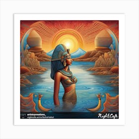 Egyptian Goddess 1 Art Print