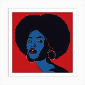 Afro Girl 24 Art Print