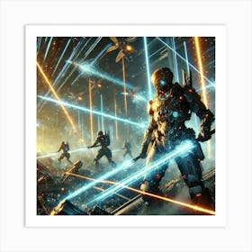 Photon Vanguard Energy Lances 1 Art Print