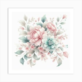 Floral Bouquet 2 Art Print