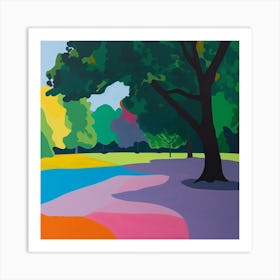 Abstract Park Collection Hyde Park London 7 Art Print