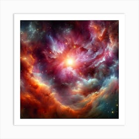 Cosmic Whirl 15 Art Print