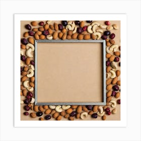 Frame With Nuts Art Print