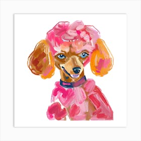 Poodle 03 Art Print