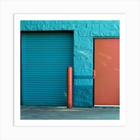 Garage Door (wall art ) Art Print