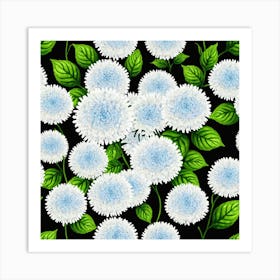 Chrysanthemums 22 Art Print