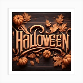 Halloween Pumpkins 2 Art Print