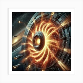 Gravitational Warp Engine Art Print