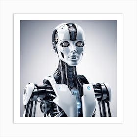 Robot Portrait 4 Art Print