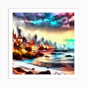 Cityscape Art Print