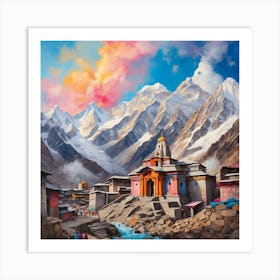 Shiva Temple Art Print