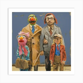 Muppet Family Art Print