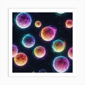 Colorful Spheres Art Print