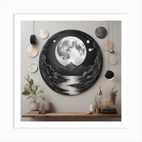 Full Moon Art Print