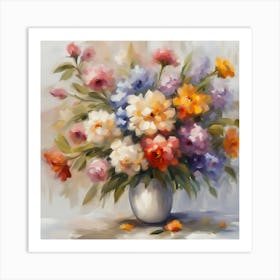 Flowers In A Vase 18 Art Print