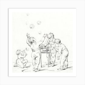 Children, Jean Bernard Art Print