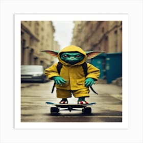 Yoda picture Art Print