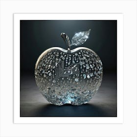 Apple With Music Notes 16 Art Print