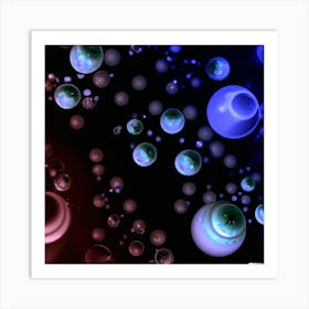 Bubbles In The Air Art Print