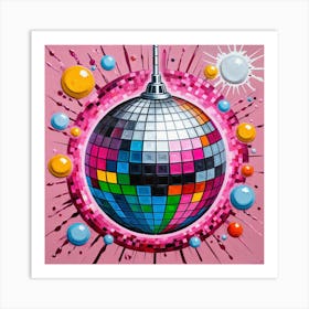 Disco Ball 6 Art Print