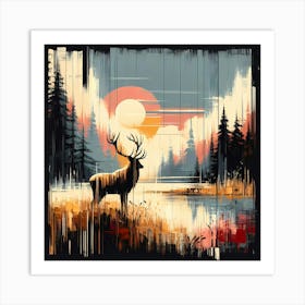 Wild Animal Illustration 244 Art Print