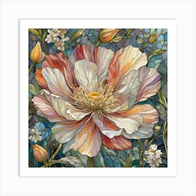 Tiffany Peony Art Print