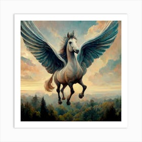 Angel Horse Art Print