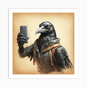 Crow! 7 Art Print