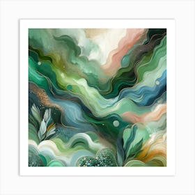 Abstract Painting 4 Art Print