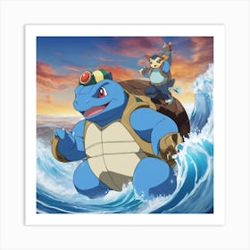 Pokemon The Movie 1 Art Print