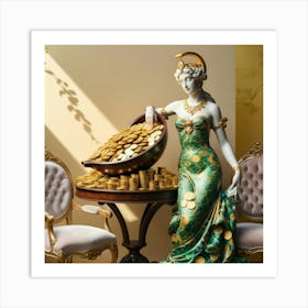 Goddess of Money 1 Art Print