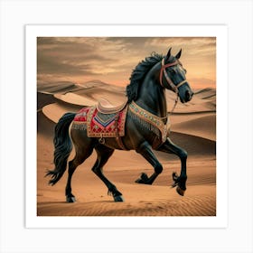 Horse In The Desert 6 Art Print