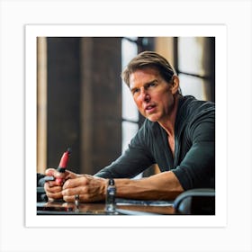 Tom Cruise 3 Art Print