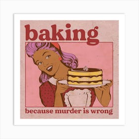 Baking Art Print