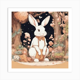 A Cute Bunny (2) Art Print