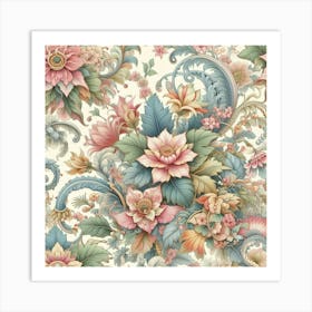 Floral Art Art Print