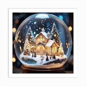 Snow Globe Art Print