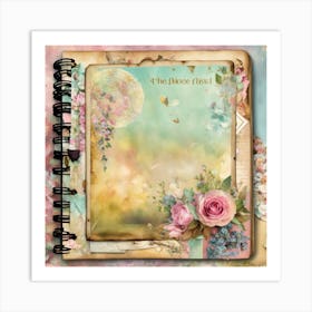 Shabbychicdreamymistpasteljunkjournalscooki2 Art Print