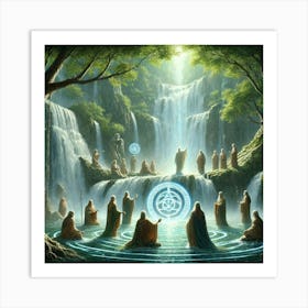 Spiritual Beginnings Cascade Sovereignty Art Print