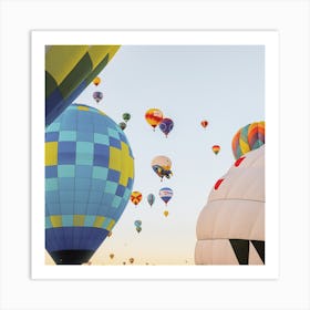 Hot Air Balloon Morning Ride Art Print