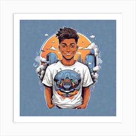 T-Shirt Design 11 Art Print