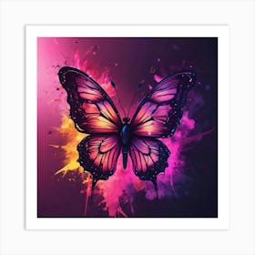 Butterfly Painting 300 Art Print