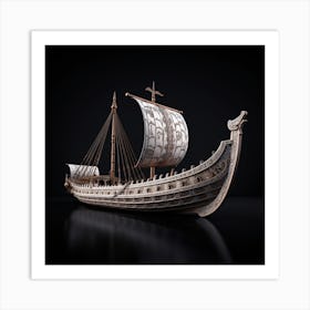 Viking Ship 3 Art Print