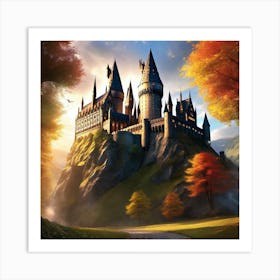 Hogwarts Castle 26 Art Print